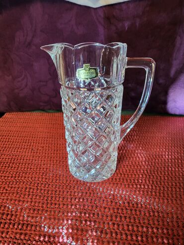 Čajnici: Bokal nov Zajecar kristal,led kristal 70te. Bokal je nov,sve na — 2