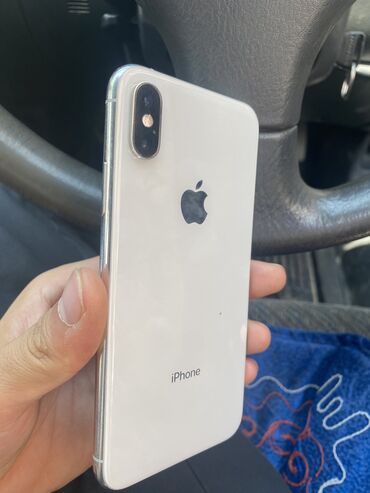 iphone 6 цена бишкек: IPhone Xs, Колдонулган, 64 ГБ, Ак, Каптама