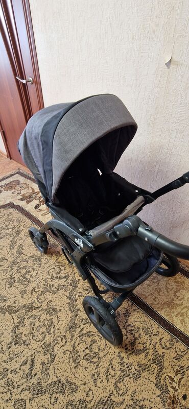 Коляски: Коляска, цвет - Серебристый, Б/у — 6