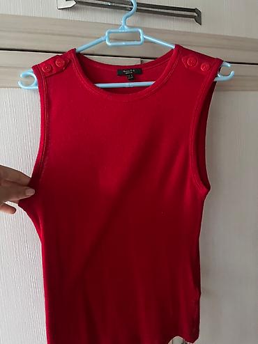 qirmizi kofta: Sviter, Massimo Dutti, S, rəng - Qırmızı — 3