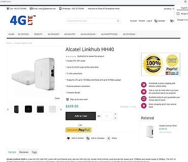 Modemi, ruteri i mrežni uređaji: 4G/LTE kućni ruter – Alcatel HH40V (Congstar HomeSpot) Ključne — 9