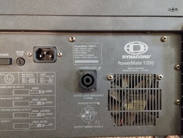 Mikşerlər: Dynacord PowerMate 1000 qarışdırıcı-amplifikator - Alman istehsalı — 5