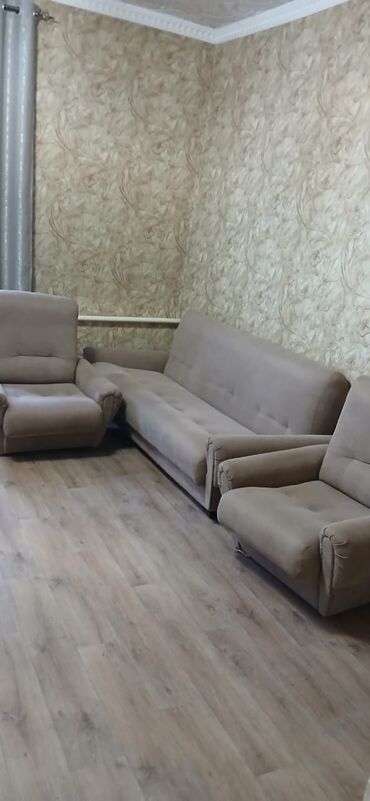 стулы для офиса: Ашкана үчүн жумшак бурчек, Колдонулган, Өзү алып кетүү, түсү - Саргыч боз