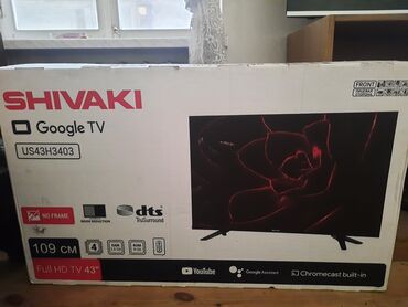 smart tv box x96 mini: Yeni Televizor Shivaki Led 43" FHD (1920x1080), Ödənişli çatdırılma