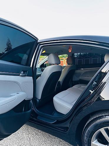 hyundai county: Hyundai Elantra – qara rəngli sedan İli 2019 Amerkadan təzə gəlib — 7