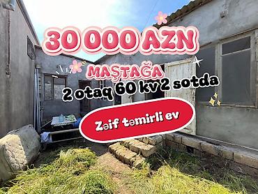 a frame ev tikintisi: Maştağada yerləşən fərdi ev. - 2 otaq, ümumi sahə: 60 kv.m - Torpaq: 2 — 1