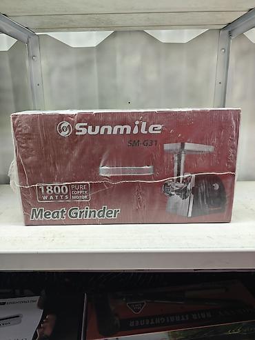 sunmile: Электромясорубка Sunmile SM-G31 - Мощность: 1800 Вт - Двигатель — 2