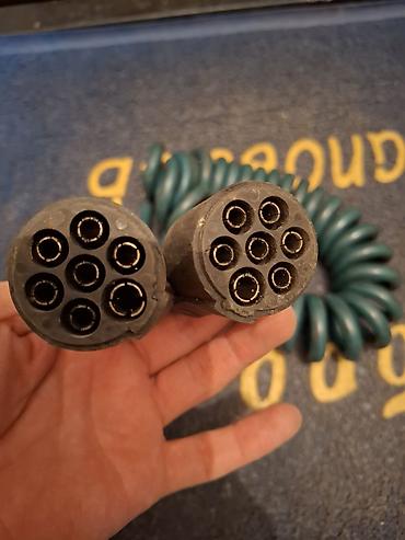 свет: Спиральный соединительный кабель 7-pin для прицепа - Тип разъёмов — 3