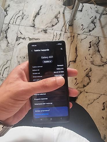 Samsung Galaxy A51, 64 GB, rəng - Qara, İki sim kartlı