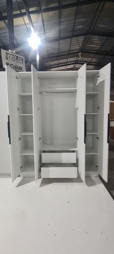 Шифоньеры: Шифоньер, Новый, Прямой, цвет - Белый, ЛДСП — 20