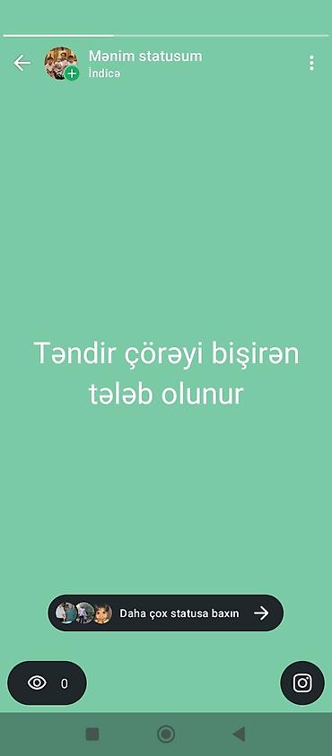 manqalci teleb olunur: Təndir çörəyi bişirən tələb olunur ünvan Bilgəh — 1