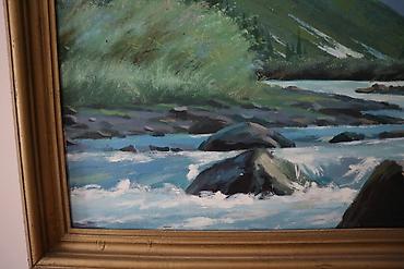 Картины: Большая картина (масло) Размеры: 117 x 83 В хорошем состоянии (нюансы — 6
