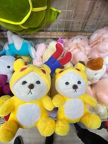 Подарки и сувениры: Мягкие игрушки плюшевые — ассортимент - Большой бежевый медведь с — 14