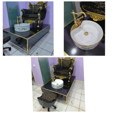 Salon masaları: İşlənmiş, Pedikür kreslosu