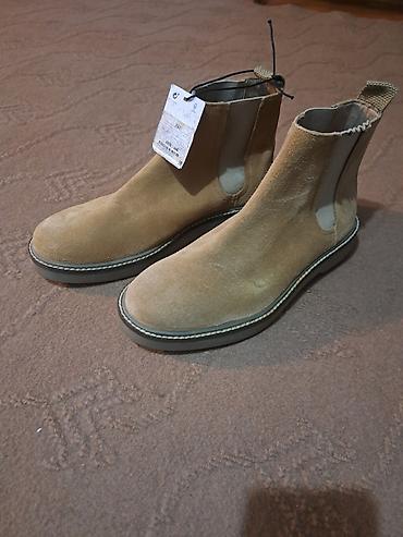 ресторация одежды: Мужские ботинки, 41.5, Zara, Новый, цвет - Бежевый, Платная доставка — 6