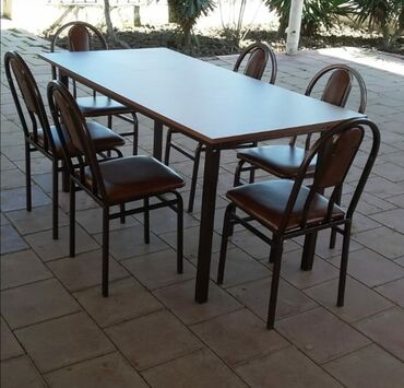 Sifarişlə masa və oturacaq dəstləri: Stol, stul, Masalar, Oturacaqlar, stul dəsti var Modellər coxdur Rəng — 30