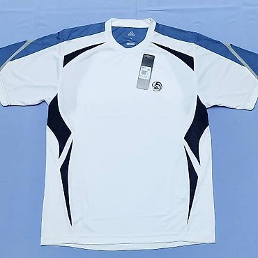 Футболки: Мужская футболка, 7XL, 5XL, S, Adidas, Новый, цвет - Белый, Платная доставка — 2