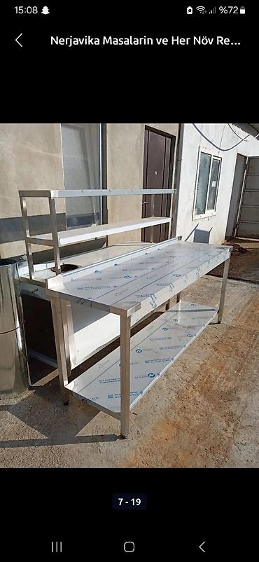 Biznes üçün avadanlıq: Nerj Masa 1.20 x 60 dir ( Her Ölçüde Sifarisle Hazirliyiriq — 4
