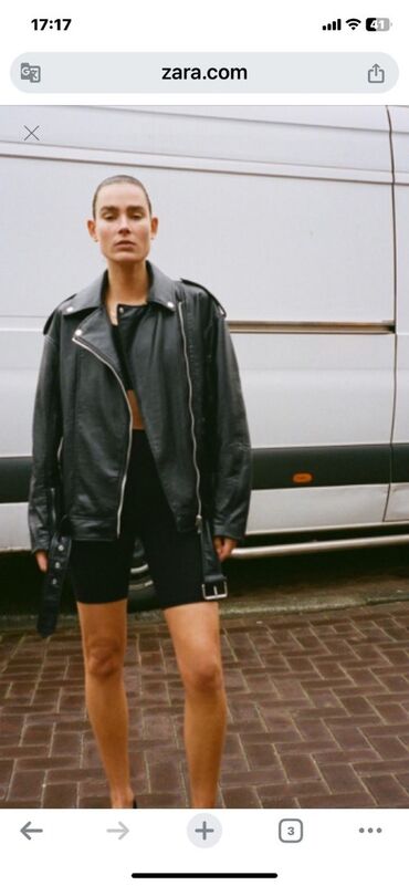 куртка женская: Женская куртка Zara, 2XL (EU 44), цвет - Черный