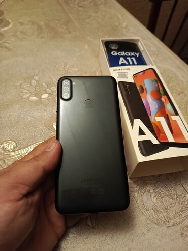 блендер 3 в 1: Samsung Galaxy A11, 32 GB, rəng - Qara, Barmaq izi