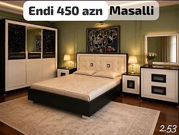 guzgu komod: Yataq otağı dəsti – Masallı Tərkib: - Geniş 3 qapılı şkaf (güzgülü — 1