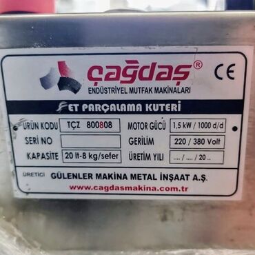 Kolbasa və sosislər: Kolbasa-sardelka-sosiska farşını hazırlayan kutterlər satılır — 18