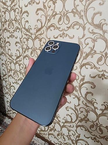 iphone hs: IPhone 12 Pro, Б/у, 128 ГБ, Pacific Blue, Кабель, 73 % — 3