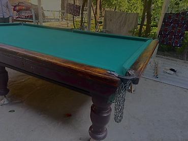 мото ролик: Бильярдный стол для русской пирамиды - Размер игрового поля: крупный — 9