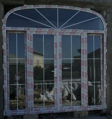 Plastik pəncərələr: Fortuçka 40x40=25 man 40x50=30 man 40x60=35 man 50x50=35 man 60x60=45 — 16