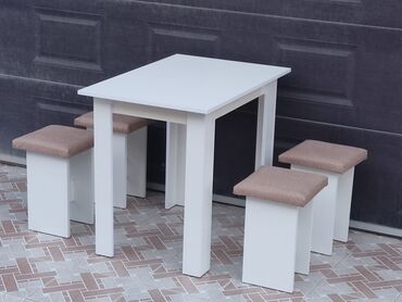 Masa və oturacaq dəstləri: Mətbəx üçün, Yeni, 4 stul — 21