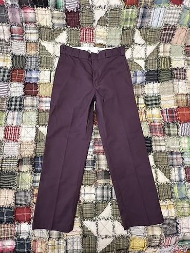 Kişi geyimləri: Klassik Şalvar, Dickies, Standart, rəng - Bənövşəyi — 1