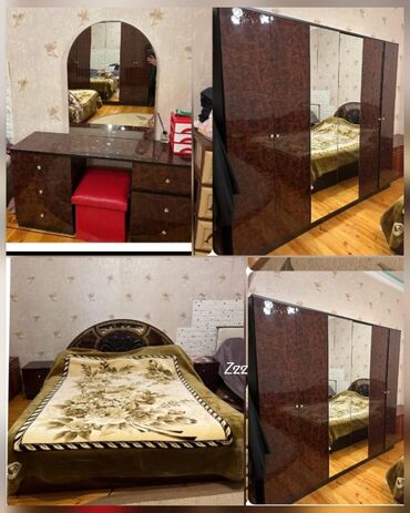 шкаф италия: Двуспальная кровать, Шкаф, Трюмо