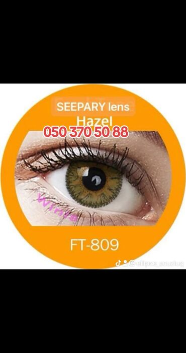 Digər: Lens linza koreya istehsalı olan linza +qab rəngli kosmetik linza — 8