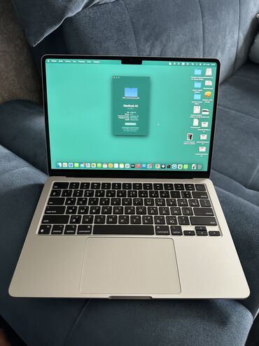 макбук эйр м2: Ноутбук, Apple, 8 ГБ ОЗУ, Apple M2, 13.5 ", Б/у, Для несложных задач, память SSD