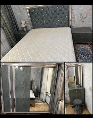 metbex stol stul islenmis: *ZB* *YATAQ DESTİ* Qiymət *400 AZN* ideal vəziyyətdədir matras yoxdu