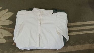 белые рубашки: Детский топ, рубашка, Новый