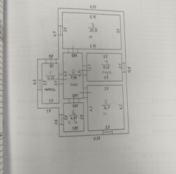 Продажа домов: Дом, 63 м², 3 комнаты, Собственник, Евроремонт — 2