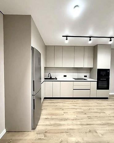 masa metbex: Mətbəx mebeli dəsti – L formalı, müasir minimal dizayn - Rəng və — 2