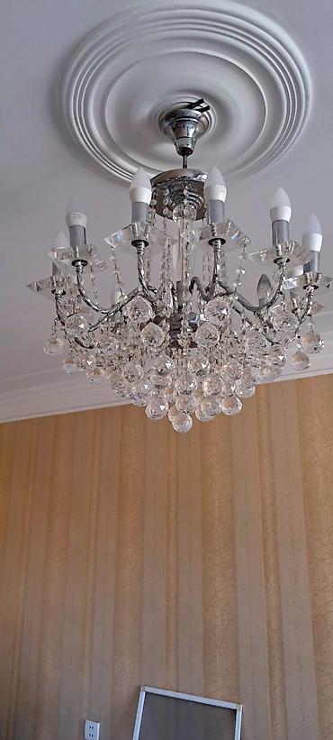 led lustur: Çılçıraq, 10 və daha çox lampa, Metal — 1