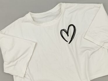 bluzki w paski z serduszkiem: Top damski, rozmiar XL