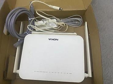 modem router wifi: Nokia Wi‑Fi modem Xüsusiyyətlər: - İki xarici antena ilə geniş əhatə — 1