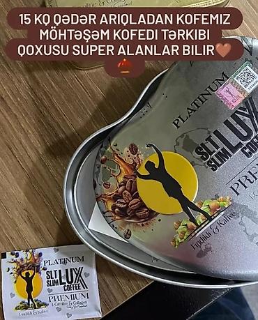 karnitin: Məhsul: SLT SLIM LUX COFFEE – Platinum Premium - Növ: Arıqlama üçün — 1