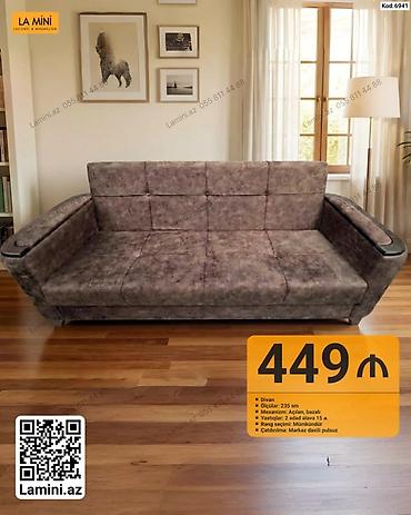 Məhsul: Divan Qiymət: 449 ₼ Kod: 6941 - Ölçü: 235 sm -