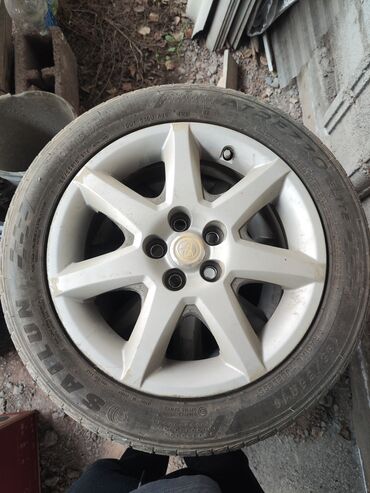 Диски: Литые Диски R 16 Toyota, Комплект, отверстий - 5, Б/у