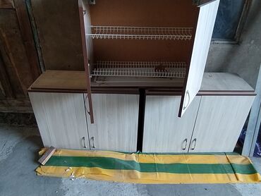 ами мебель кухонный угловой диван николетти: Кухонный гарнитур, Б/у, цвет - Бежевый, ДСП, Самовывоз