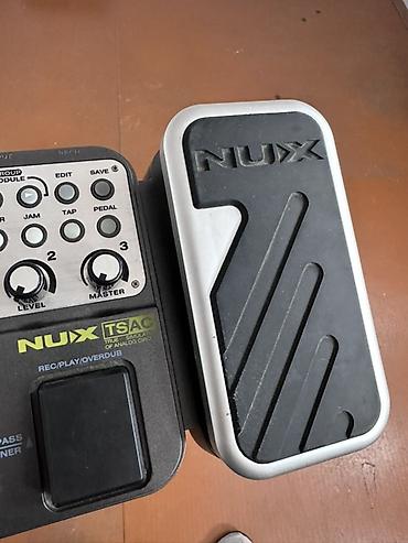 instrumentlər: Salam, gitara prosessoru nux mg100 satilir, ideal veziyyetde, adapter — 3