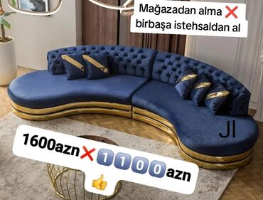 Masa və oturacaq dəstləri: Künc divan, Yeni, Nabuk, Şəhərdaxili pulsuz çatdırılma