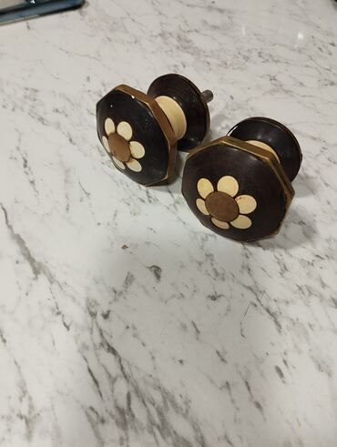 sendivic panel: Qapı/dolab dəstək düymələri – 2 ədəd - Material: keramik və metal