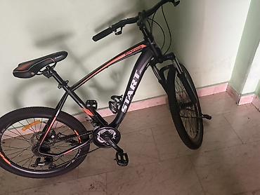 İdman velosipedləri: START Speed dağ velosipedi - Rəng: mat qara, narıncı-qırmızı — 6