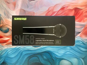shure sm58: Shure SM58 Special Black Edition Open-box состояние Отличный микрофон